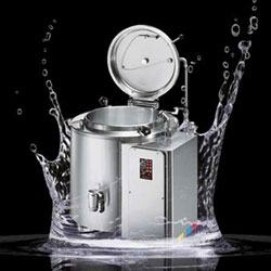 Capacities from 100 to 550 litres. Specialised in boiling and pasteurising packed products