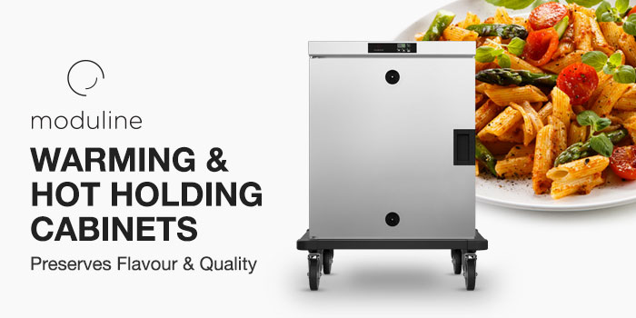 Mobile Heated Cabinets, Commercial Hot Holding, Preserves flavour and quality, Moduline Catering and Banqueting Carts