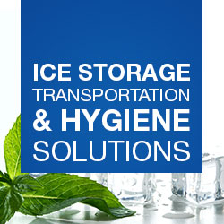 Icematic Commercial Ice Storage Solutions, Ice Transportation Systems, Ice Dispensing, Ice Shuttle Systems, Ice Machines
