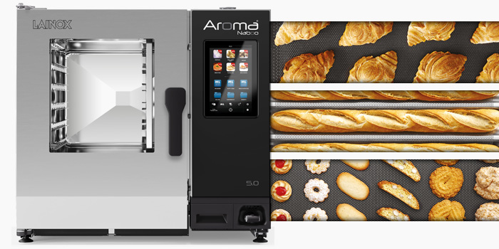 Lainox Commercial Bakery & Pastry Combi Ovens Steamers, Aroma Naboo, Made In Italy