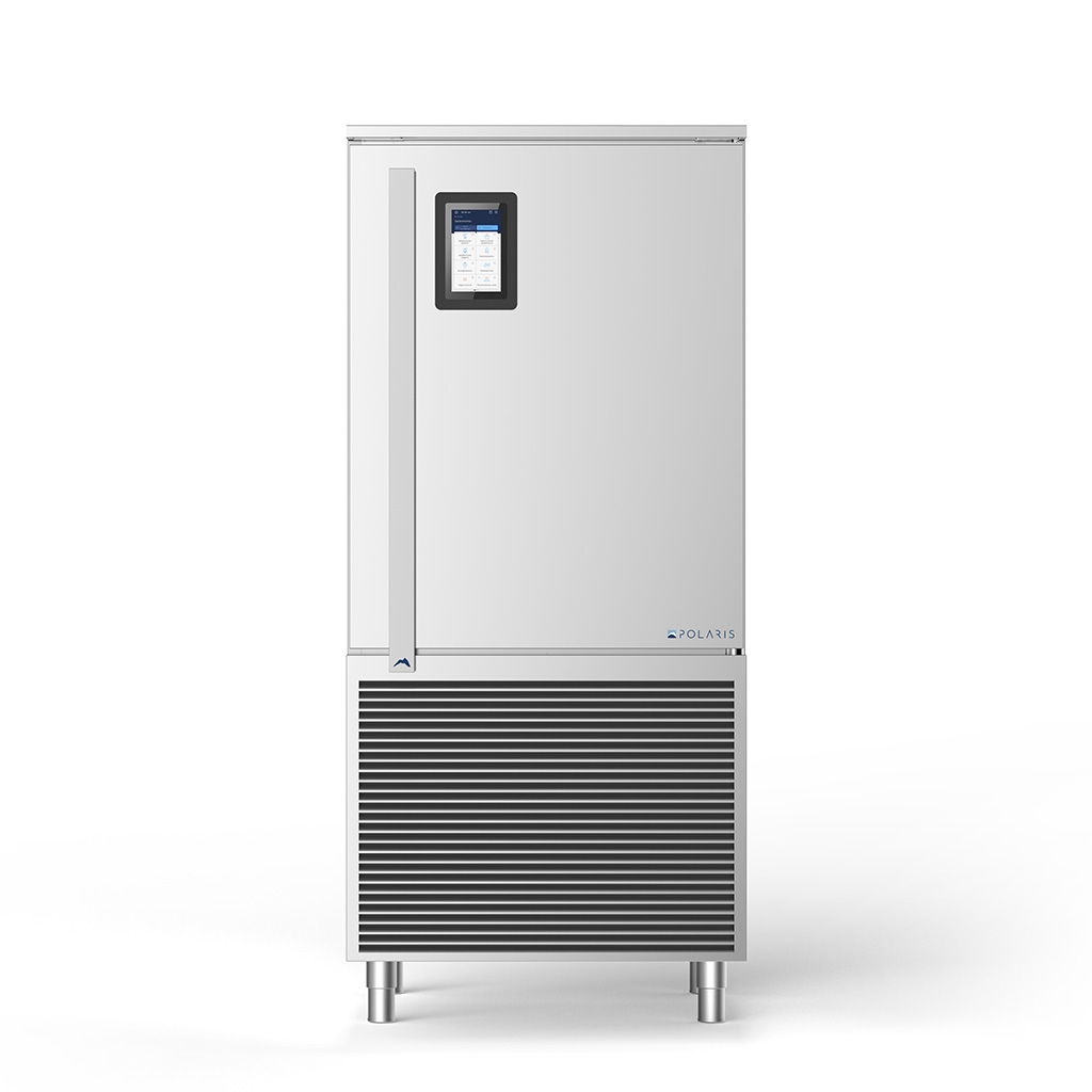 Polaris 10 x 1/1 GN capacity.
60kg chilling.
48kg freezing.
5 multifuction programs.