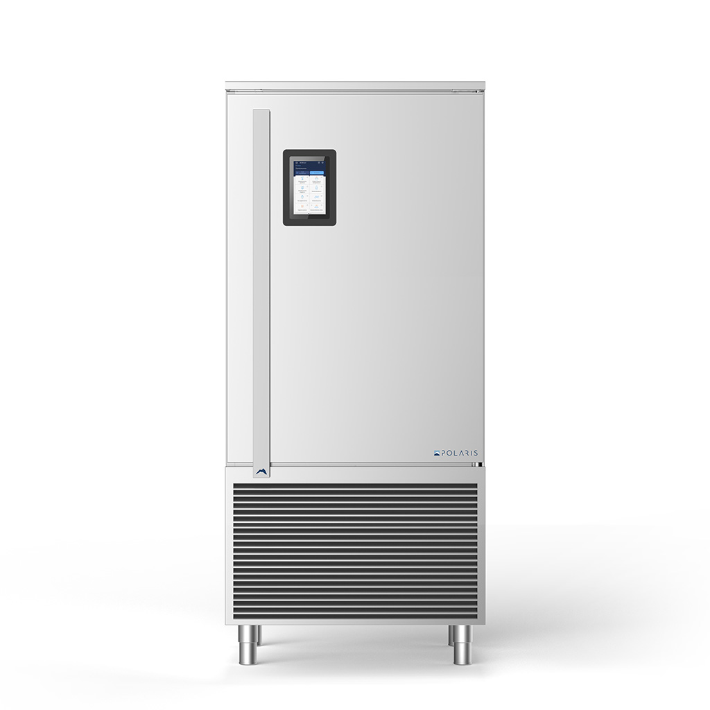 Polaris 16 x 1/1 GN capacity.
85kg chilling.
70kg freezing.
5 multifuction programs.