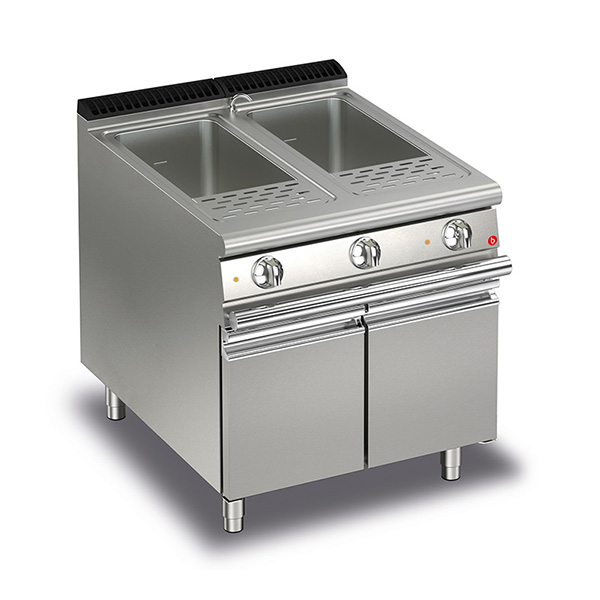Baron 26+26L double basin electric pasta cooker.