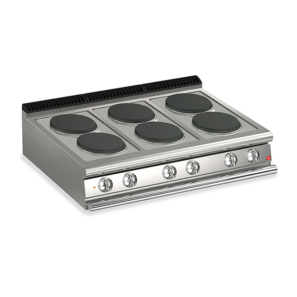 baron 6 burner electric cook top q70pc e120