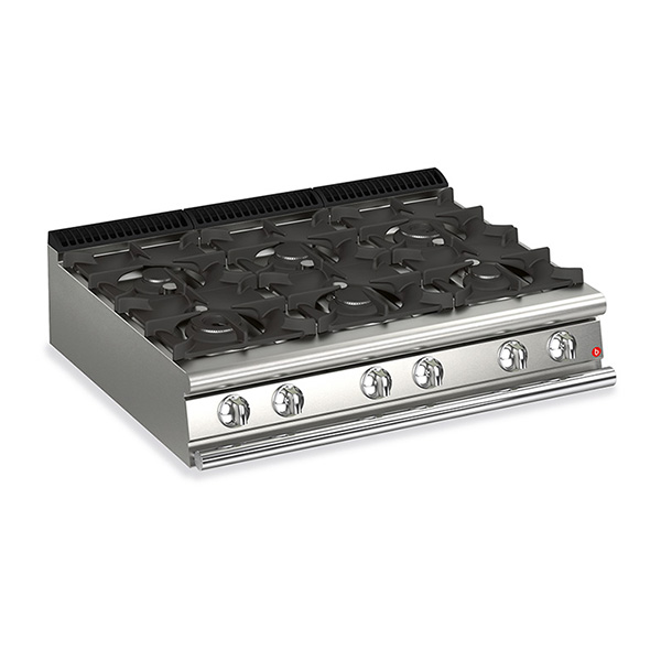 Baron 6 burner gas cook top.