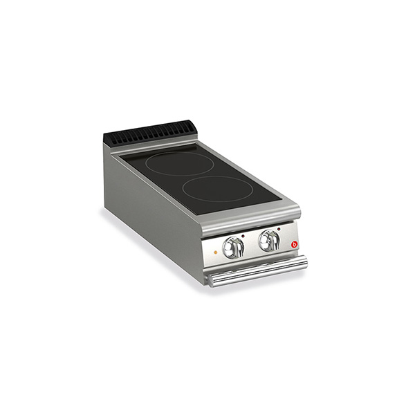 Baron 2 burner electric cook top with ceramic glass.