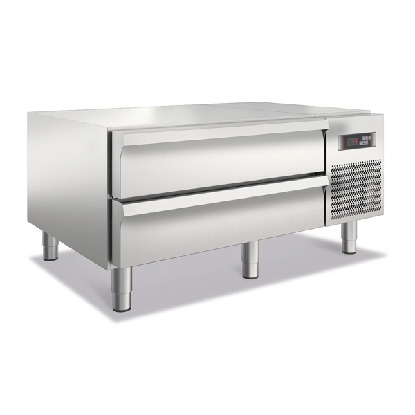 Baron Royal line refrigerated base with 2 drawers -15 /-20 °C.