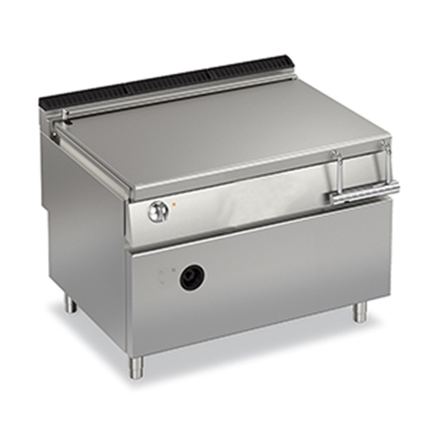Baron 120L gas bratt pan with motorised tilting.