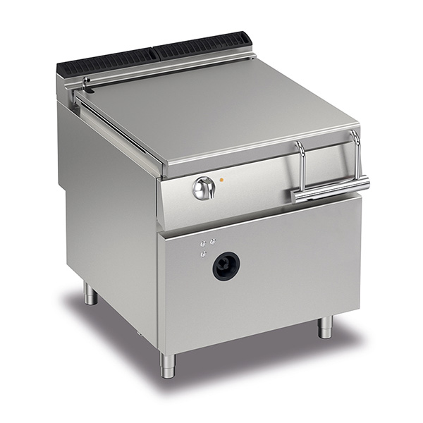 Baron 80L gas bratt pan with motorised tilting.