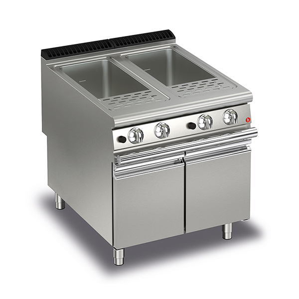 baron 40 40l double basin gas pasta cooker q90cp g800