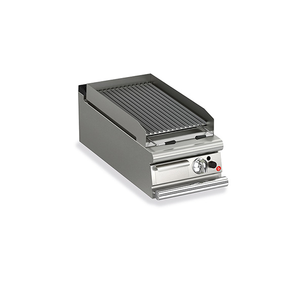 Baron 1 burner gas lava rock chargrill.