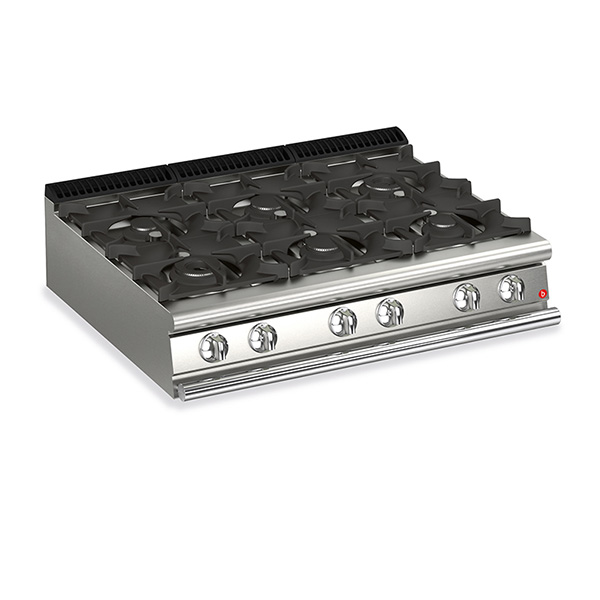 baron 6 burner gas cook top q90pc g1205