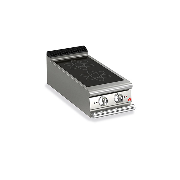 Baron 2 heat zone electric induction cook top.