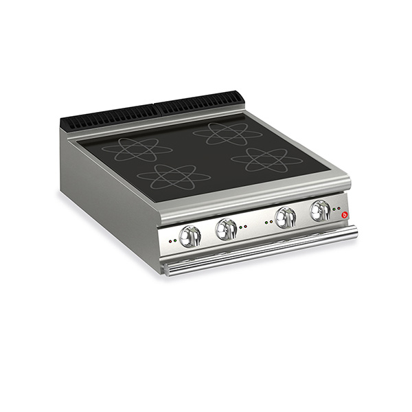 Moduline baron 4 heat zone electric induction cook top q90pc ind800